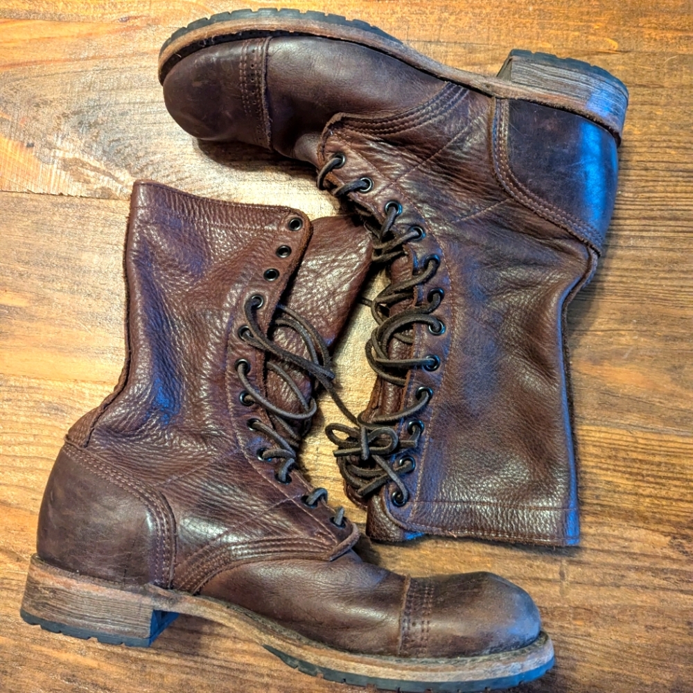 Vintage Shoe Company USA 9.5 Leather Boots